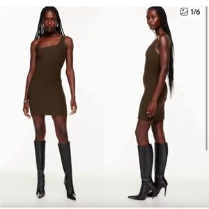nwt aritzia babaton sculpt knit dress